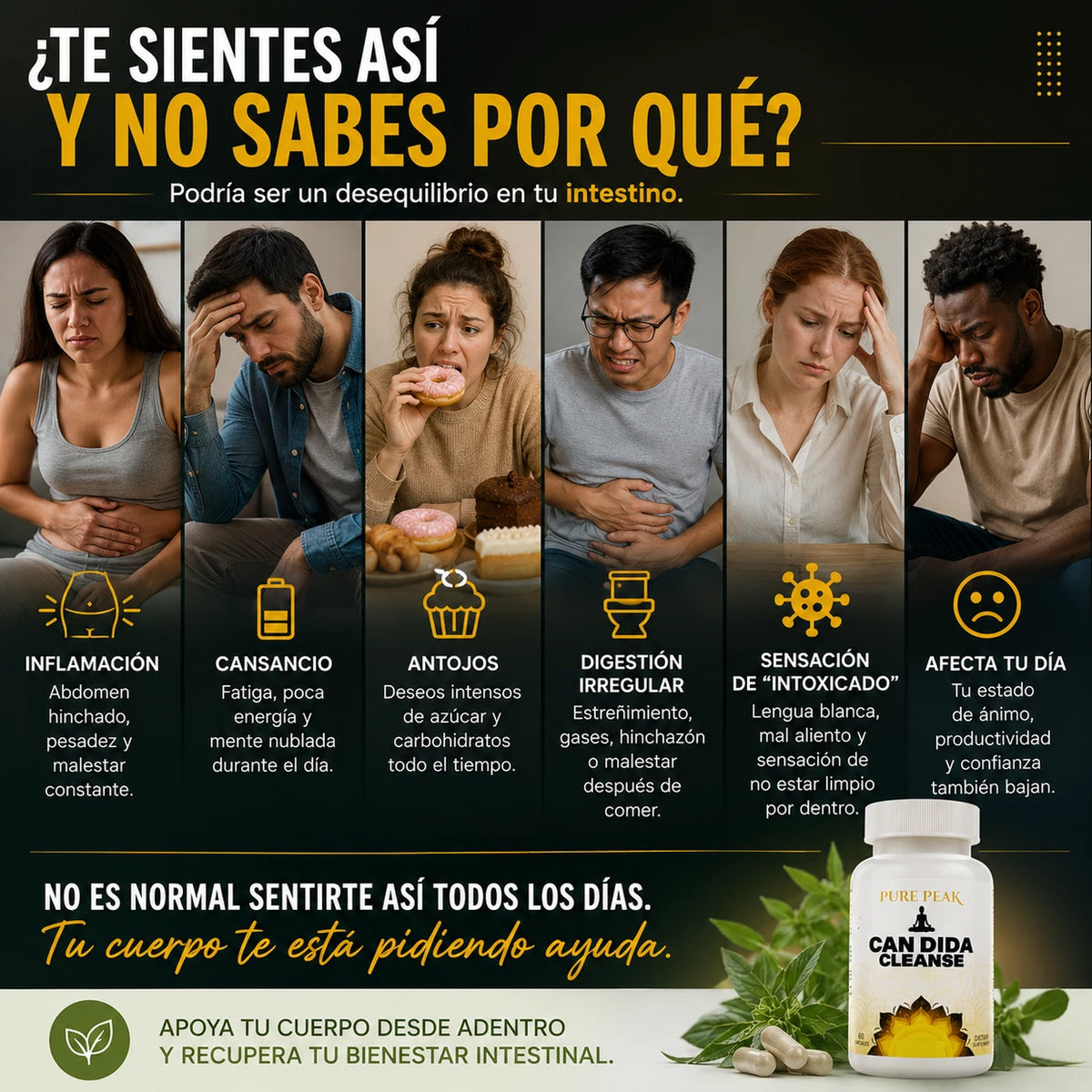 CandidaClean - Apoyo Digestivo Natural para tu Intestino - Imagen 3