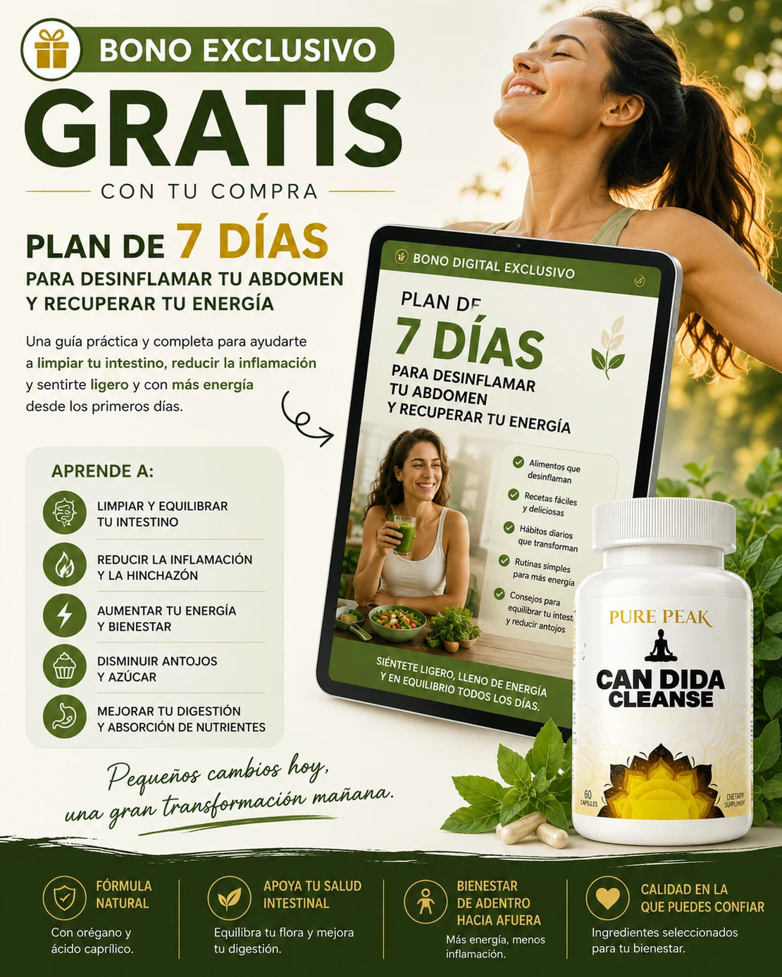 CandidaClean - Apoyo Digestivo Natural para tu Intestino - Imagen 4