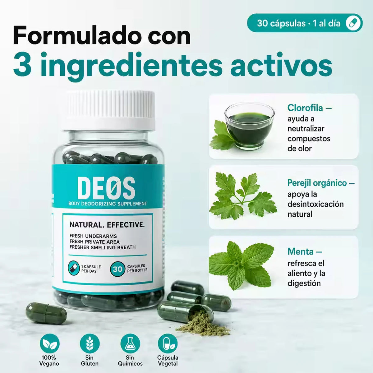 DEOS Suplemento - Frescura Natural Todo el Día - Imagen 4